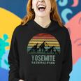 Vintage Retro Yosemite National Park Mountain California Women Hoodie Gifts for Her