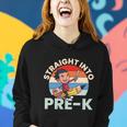 Vintage Straight Into Prek Boy Back To School Women Hoodie Gifts for Her