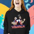 Washington And Lincoln &Merica Women Hoodie Gifts for Her
