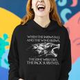 When The Snows Fall The Lone Wolf Dies But The Pack Survives Logo Tshirt Women Hoodie Gifts for Her