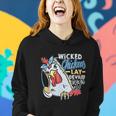Wicked Chickens Lay Deviled Eggs Funny Chicken Lovers Women Hoodie Gifts for Her