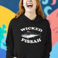 Wicked Pissah Bluefin Tuna Illustration Fishing Angler Gear Gift Women Hoodie Gifts for Her