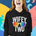 Wifey Two Lesbian Pride Lgbt Bride Couple Women Hoodie Gifts for Her