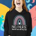 With Tiny Steps Nicu Nurse Neonatal Intensive Care Unit Women Hoodie Gifts for Her