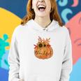 Thankful Pumpkin Gift Fall Season Women Hoodie Graphic Print Hooded Sweatshirt