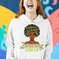 Black African American Melanin Afro Queen January Birthday Women Hoodie Gifts for Her