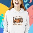 Cute Gift Love Fall Yall Women Hoodie Graphic Print Hooded Sweatshirt Gifts for Her