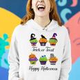 Cute Trick Or Treat Happy Halloween Cupcake Assortment Gift Women Hoodie Gifts for Her