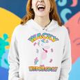 Funny Unicorn Wednesdays - Wacky Wednesday Unicorn Women Hoodie Graphic Print Hooded Sweatshirt Gifts for Her
