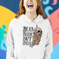 Halloween Spooky Skeleton Dead Inside But Spiged Women Hoodie Graphic Print Hooded Sweatshirt Gifts for Her