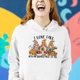I Love Fall With My Gnomes Most Of All Fall Gnomes Thanksgiving Women Hoodie Graphic Print Hooded Sweatshirt Gifts for Her
