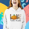 Love Fall Yall Pumpkin Lovers Thankful Women Hoodie Graphic Print Hooded Sweatshirt Gifts for Her