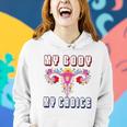 My Body My Choice Pro Roe Floral Uterus Women Hoodie Gifts for Her
