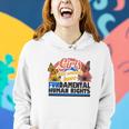 Pro Choice Girl Just Wanna Have Fundamental Human Rights Women Hoodie Gifts for Her