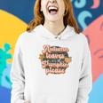 Retro Fall Autumn Leaves And Pumpkins Please Autumn Women Hoodie Graphic Print Hooded Sweatshirt Gifts for Her
