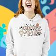 Retro Vintage Spooky Mama One Thankful Mama Funny Halloween V2 Women Hoodie Gifts for Her