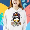 Spooky Mama Messy Bun Mom Life Halloween V2 Women Hoodie Gifts for Her