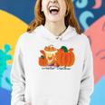 Sweater Weather Pumpkin Pie Fall Season Women Hoodie Graphic Print Hooded Sweatshirt Gifts for Her