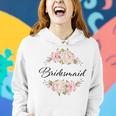 Womens Bride Squad Bachelorette Party Bridal Shower Bridesmaid V2 Women Hoodie Gifts for Her