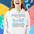 Womens Mommy Of The Sweet One Donut Boy 1St Birthday Party Mama Mom Women Hoodie Gifts for Her