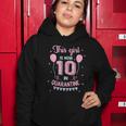 10Th Birthday Funny Gift Girls This Girl Is Now 10 Double Digits Gift Women Hoodie Unique Gifts