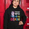 4Th Grade Unicorn Back To School First Day Of School Women Hoodie Unique Gifts