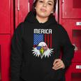 4Th Of July American Flag Bald Eagle Mullet 4Th July Merica Gift Women Hoodie Unique Gifts