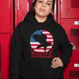 4Th Of July Funny Funny Gift Eagle Mullet Murica Patriotic Flag Gift Women Hoodie Unique Gifts