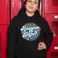 All American Babe Cute Funny 4Th Of July Independence Day Graphic Plus Size Top Women Hoodie Unique Gifts