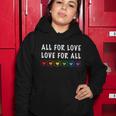 All For Love And Love Lgbt Pride Month Women Hoodie Unique Gifts