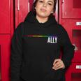 Ally Lgbt Support Rainbow Thin Line Tshirt Women Hoodie Unique Gifts