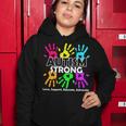 Autism Strong Love Support Educate Advocate Women Hoodie Unique Gifts