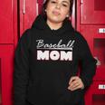 Baseball Mom Bat Logo Women Hoodie Unique Gifts