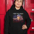 Biden Falls Off His Bike I Got My Foot Caught Up Bicycle Women Hoodie Unique Gifts