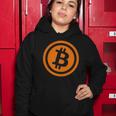 Bitcoin Logo Emblem Cryptocurrency Blockchains Bitcoin Women Hoodie Unique Gifts