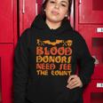 Blood Donor Need See The Count Halloween Quote Women Hoodie Unique Gifts