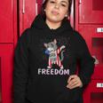 Cat Dabbing Fireworks Freedom 4Th Of July Cat Women Hoodie Unique Gifts