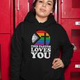 Christian Ally Inclusive Pride Clergy This Pastor Loves You Women Hoodie Unique Gifts