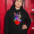 Colorful Cat Full Of Love Kitten Lovers Women Hoodie Unique Gifts