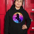 Colorful Retro 80S Eighties Lightning Galaxy Horse Women Hoodie Unique Gifts