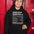 Cornish Pasties Nutrition Facts Funny Women Hoodie Unique Gifts