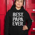 Distressed Best Papa Ever Fathers Day Tshirt Women Hoodie Unique Gifts
