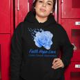 Faith Hope Love Colon Cancer Awareness Women Hoodie Unique Gifts