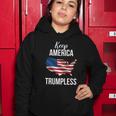 Flag Of The United States Usa Keep America Trumpless Meaningful Gift Women Hoodie Unique Gifts