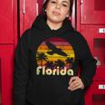 Florida Retro Sunset Women Hoodie Unique Gifts