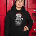 Funny Christmas Sorry This Beard Is Taken Santa Claus Women Hoodie Unique Gifts