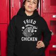 Funny Fried Chicken Smoking Joint Women Hoodie Unique Gifts