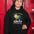 Funny Gay Pride Lgbt Gay Lesbian Im The Rainbow Sheep Gift Women Hoodie Unique Gifts