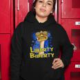 Funny Liberty Biberty Ostrich Sunglasses Humor Blue Women Hoodie Unique Gifts