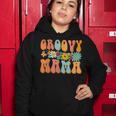 Funny Retro Groovy Birthday Family Matching Cute Groovy Mama Women Hoodie Funny Gifts